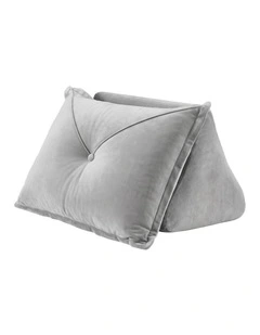 Giselle Ergonomic Back Support Sitting Cushion Pillow with Shredded Sponge Velvet