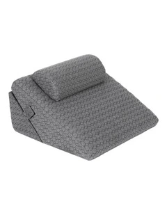 Giselle Cooling Egg Gel Bed Wedge Triangle Pillow for Reading & Neck Support, 30D