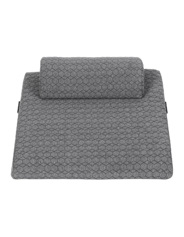 Giselle Cooling Egg Gel Bed Wedge Triangle Pillow for Reading & Neck Support, 30D image 3