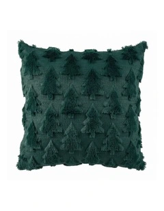 Jingle Jollys Christmas Tree Pillow Covers 2 Packs Cushion Covers Green