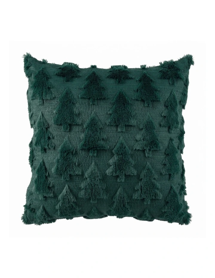 Jingle Jollys Christmas Tree Pillow Covers 2 Packs Cushion Covers Green image 1