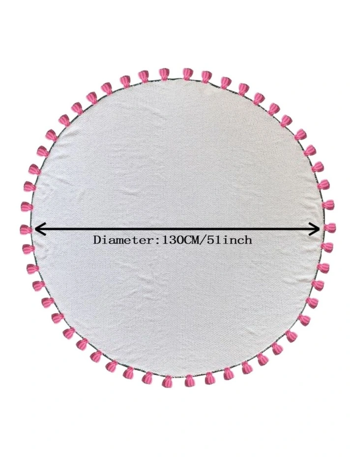 GIOIA CASA 3-in-1 Rosebud Knit Throw in Pink image 3