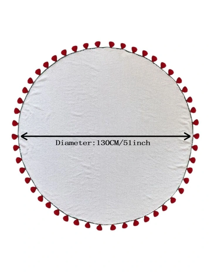 GIOIA CASA 3-in-1 Rosebud Knit Throw in Red image 3