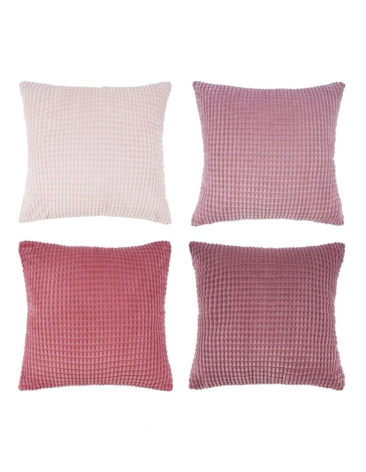 GIOIA CASA Corn Grain Cushion Covers in Pink 4 Pack image 6