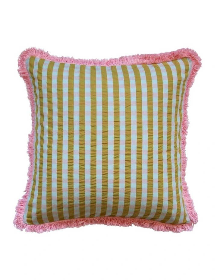 Pink Quartz Seersucker Cushion Cover image 1