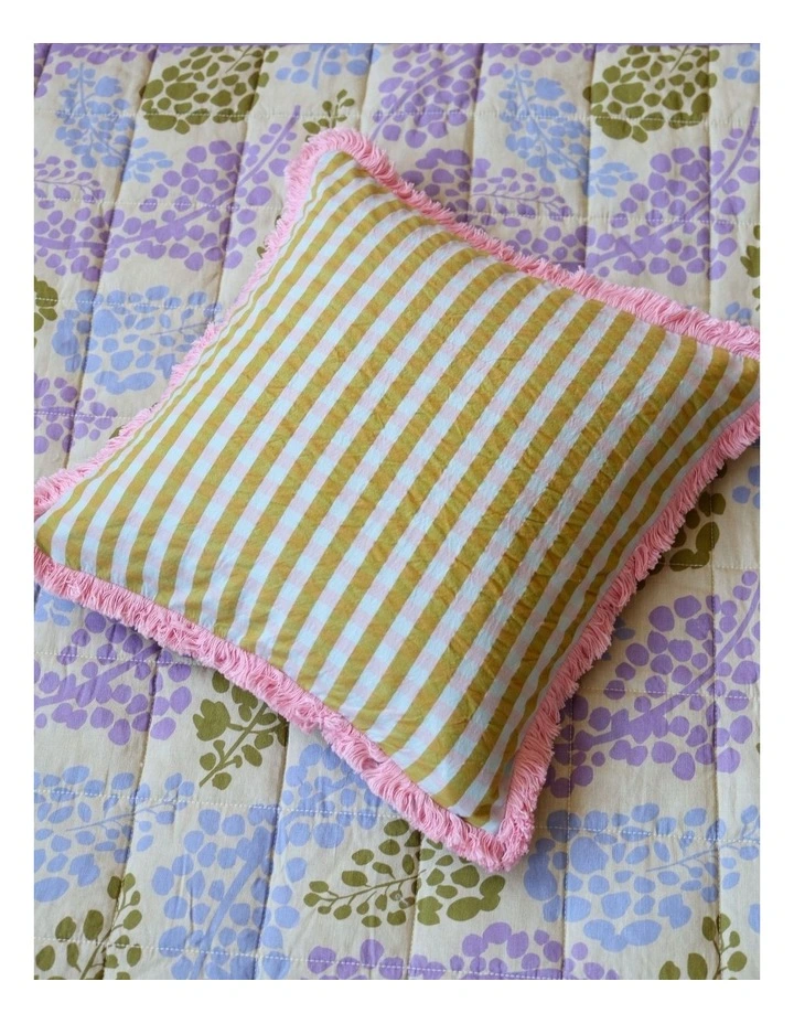 Pink Quartz Seersucker Cushion Cover image 2