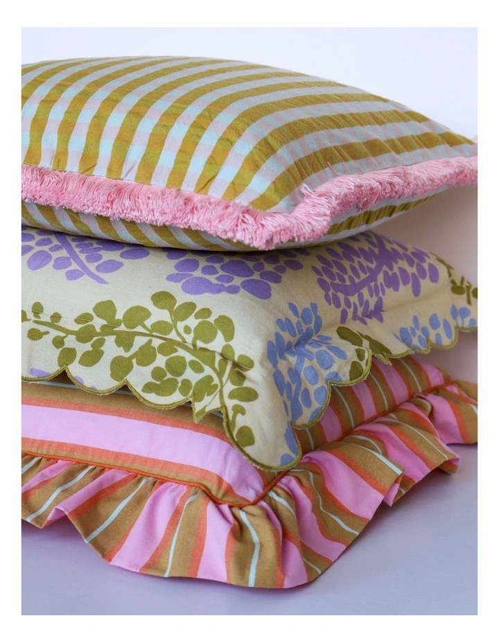 Pink Quartz Seersucker Cushion Cover image 3