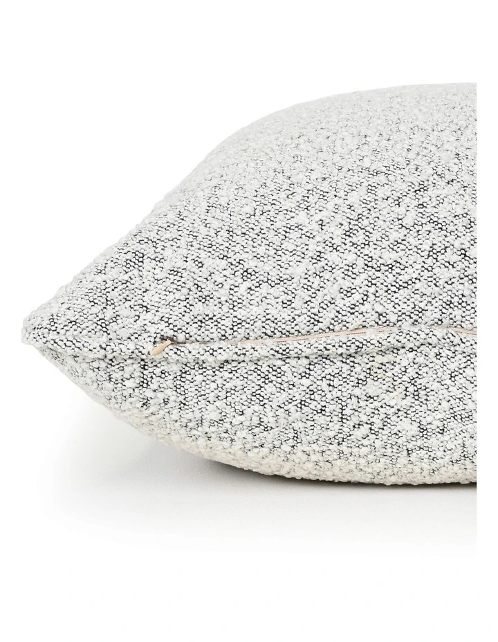 Sienna Piped - Black And White Boucle - Boucle Cushion - 35 X 55 - Self Pipe image 2