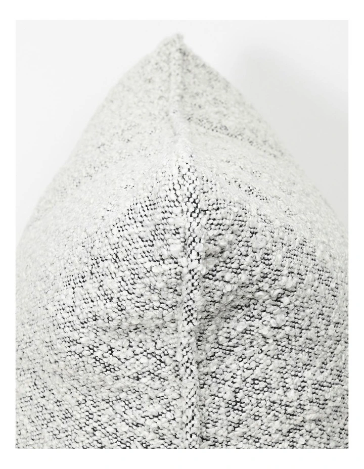Sienna Piped - Black And White Boucle - Boucle Cushion - 35 X 55 - Self Pipe image 4