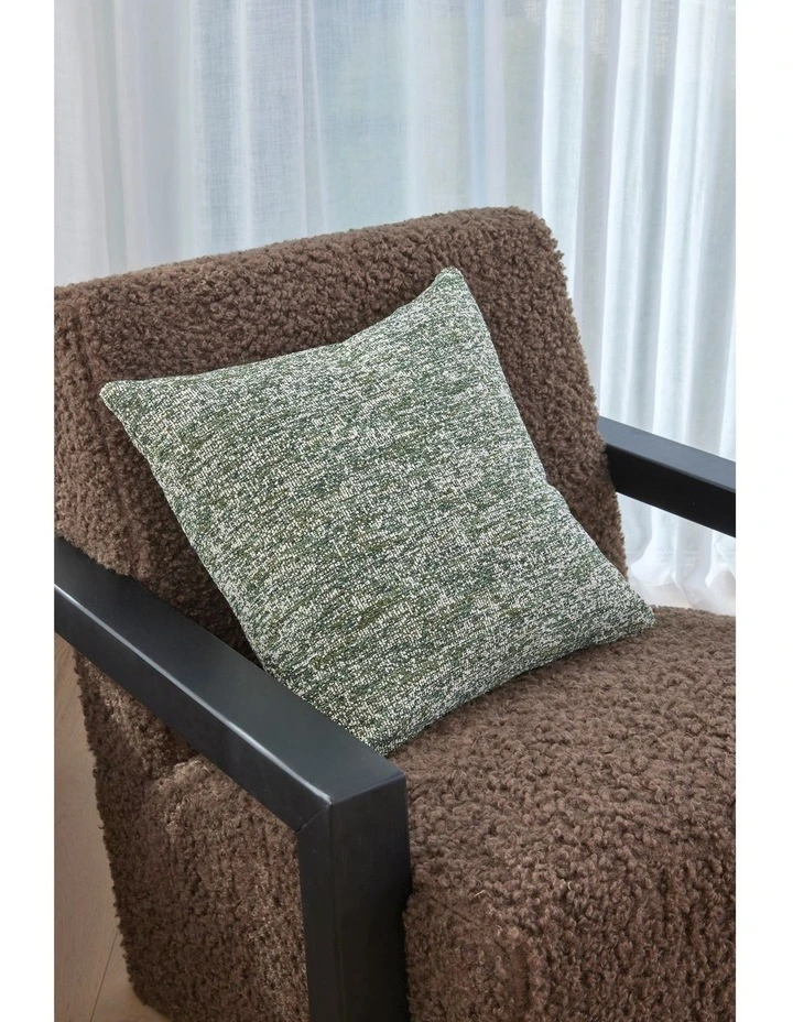 Amalfi Koba Boucle Cushion Dark Green Multi 50x50x8cm image 3