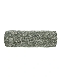 Koba Boucle Bolster Cushion Dark Green Multi 55x18x18cm
