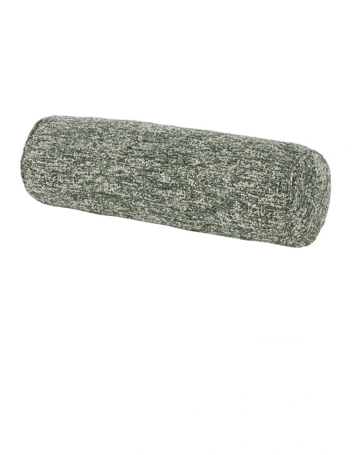 Koba Boucle Bolster Cushion Dark Green Multi 55x18x18cm image 2