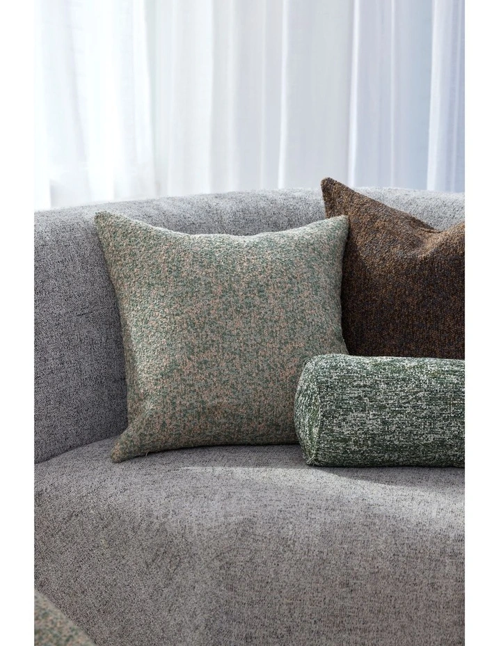 Koba Boucle Bolster Cushion Dark Green Multi 55x18x18cm image 3