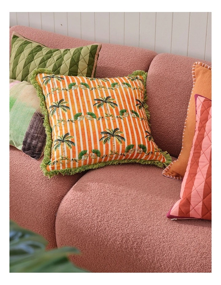 Jester Terracotta Cushion image 2