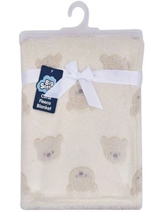 Big Softies Coral Fleece Blanket Bear