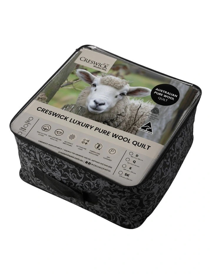 Creswick Luxury Pure Wool Quilt - 350 GSM image 4