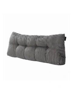 Giselle Headboard Pillow for Dorm Daybed, Reading Wedge, 320g Corduroy, Pockets, Double