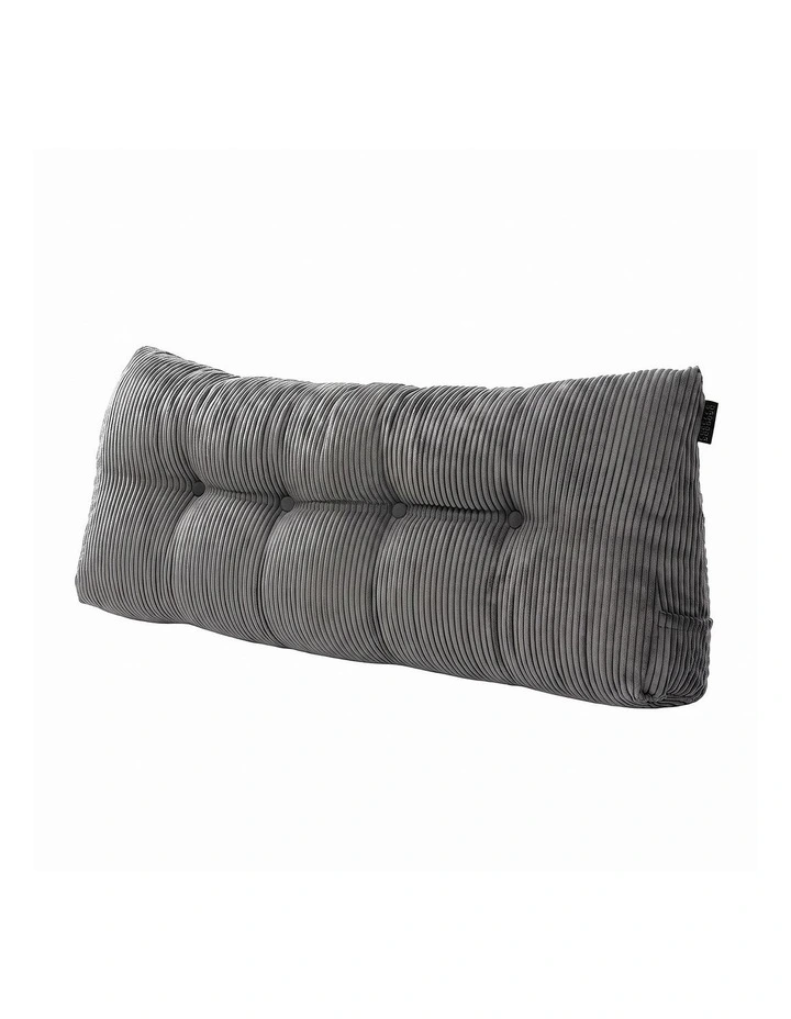 Giselle Headboard Pillow for Dorm Daybed, Reading Wedge, 320g Corduroy, Pockets, Double image 1