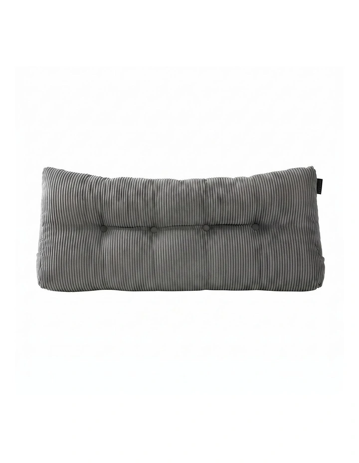 Giselle Headboard Pillow for Dorm Daybed, Reading Wedge, 320g Corduroy, Pockets, Double image 3