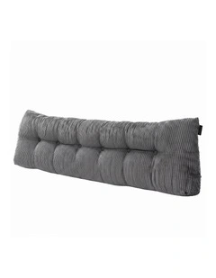 Giselle Headboard Pillow for Dorm Daybed, Reading Wedge, 320g Corduroy, Pockets, King