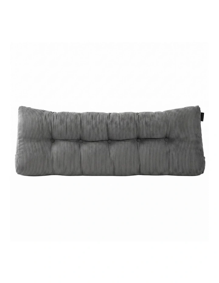 Giselle Headboard Pillow for Dorm Daybed, Reading Wedge, 320g Corduroy, Pockets, Queen image 3