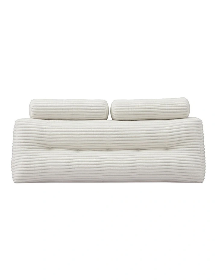 Giselle Wedge Pillow Headboard, Anti-Flat Foam, 330g Corduroy Cover, Pockets, Queen image 6