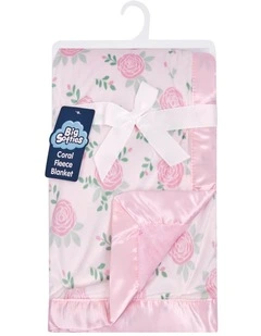 Big Softies Double Layer Minky Blanket - Floral