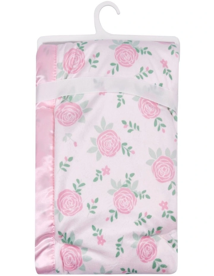 Big Softies Double Layer Minky Blanket - Floral image 4