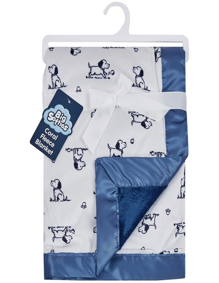 Big Softies Double Layer Minky Blanket - Puppy image 1