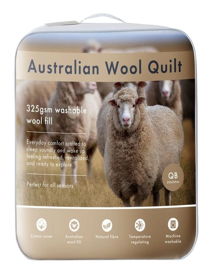 Merino Baby Australian wool Quilt - Queen image 1