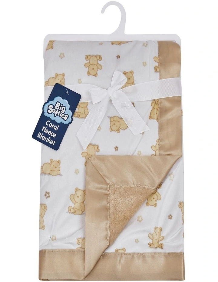 Big Softies Double Layer Minky Blanket - Bear image 1