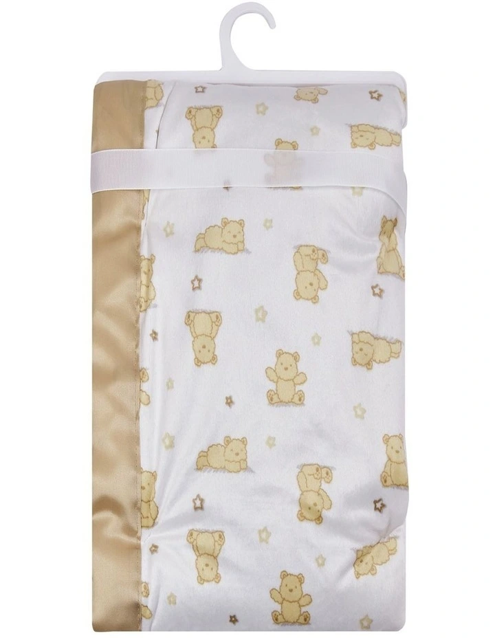 Big Softies Double Layer Minky Blanket - Bear image 4