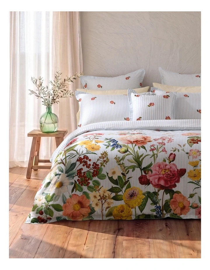Dreamaker Lolita Embroidered Cushion 45x45cm in Blue image 5