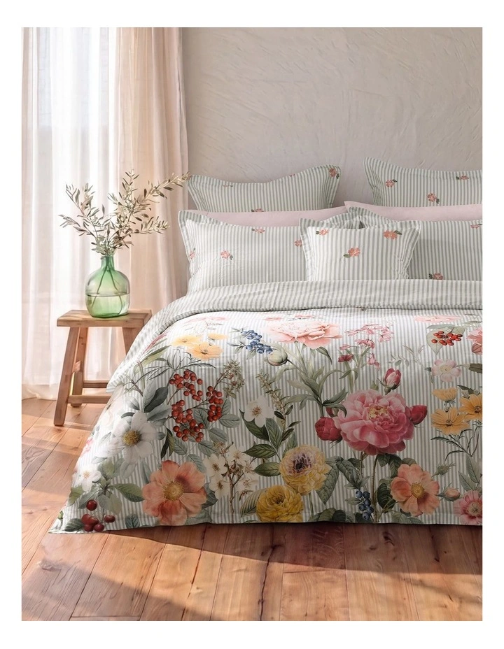 Dreamaker Lolita Embroidered Cushion 45x45cm in Green image 5