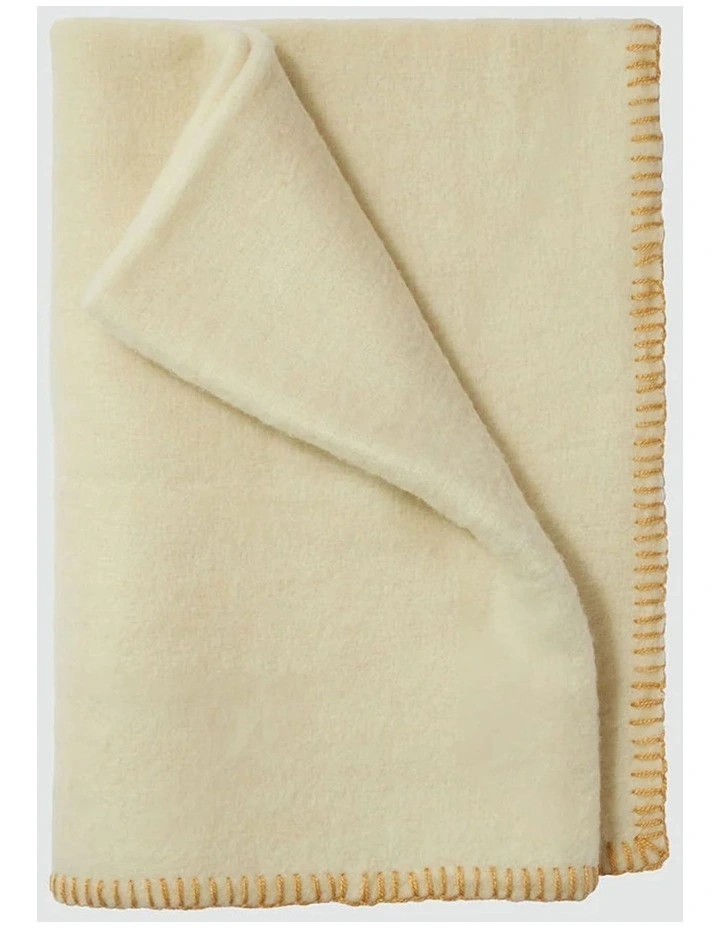 Livie Neutral Throw Blanket image 1