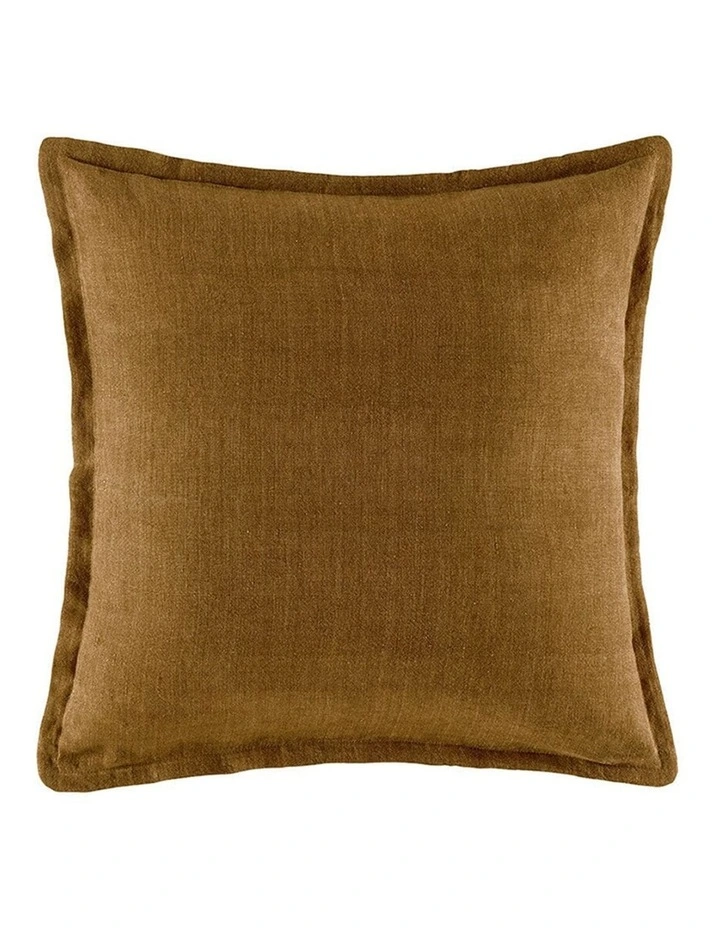 Linen Mustard Cushion image 1