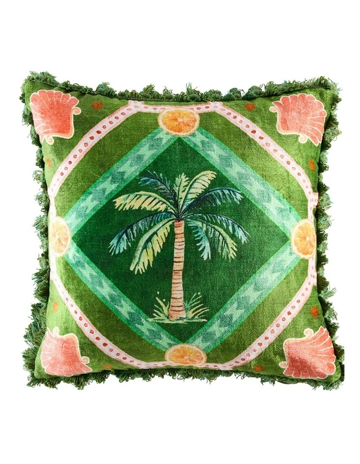 Palm Cove Green Cushion image 1
