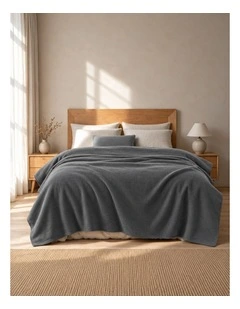 Laconia 400gsm Wool blanket  - Grey