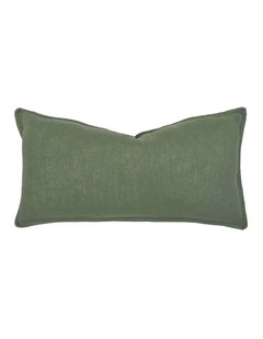 Linen Rectangle Cushion Moss