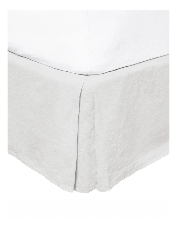 Linen Valance in White image 1