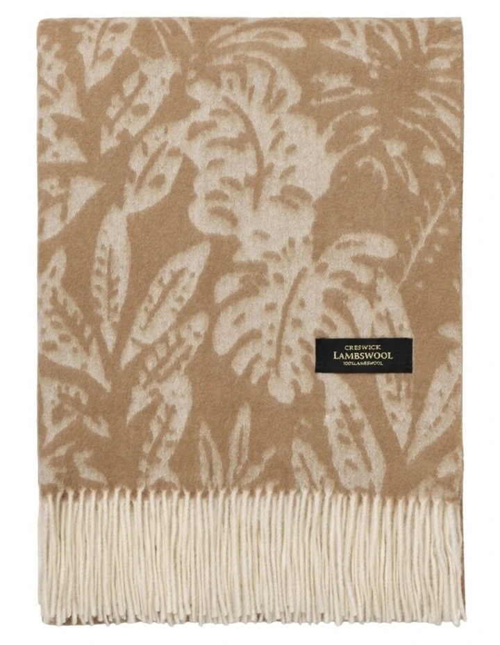 Lambswool Fringed Throw image 1