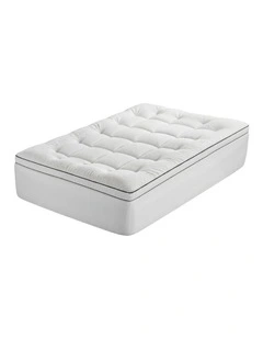 Giselle Bedding Single Mattress Topper 5cm Coral Fleece
