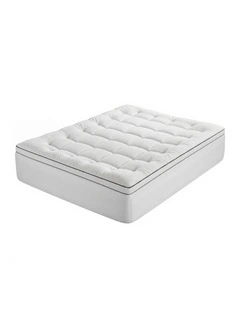 Giselle Bedding Queen Mattress Topper 5cm Coral Fleece
