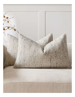 Speckled Boucle Cushion Covers in Grey 2 Pack (30x50cm)
