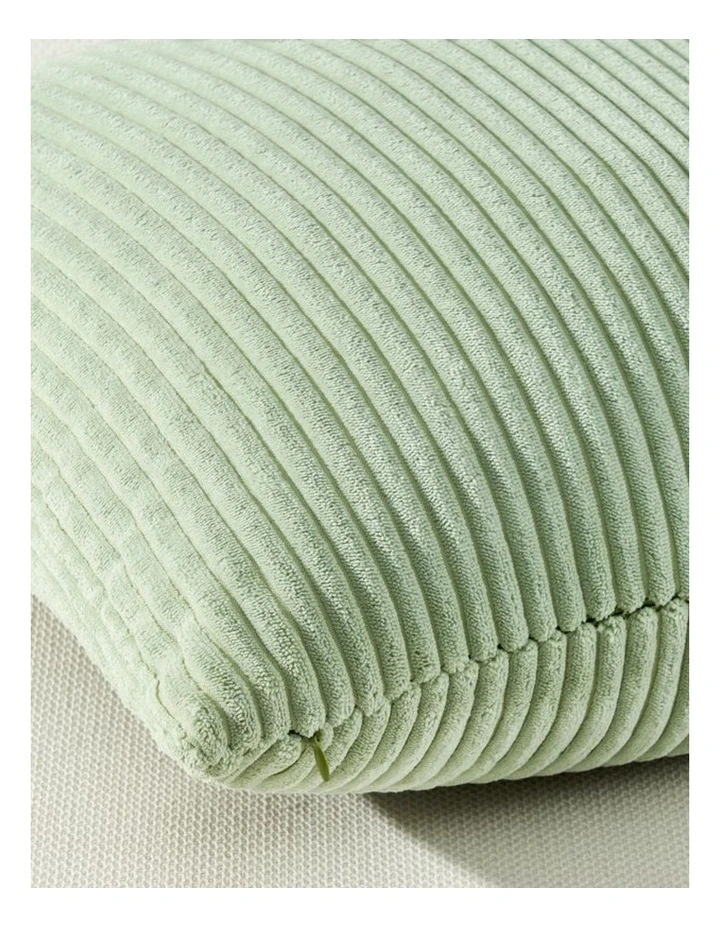 Corduroy Velvet Cushion Covers in Green Set of 4 (30x50cm) image 3