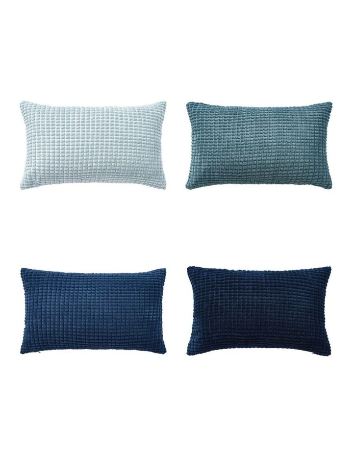 Corn Grain Cushion Covers in Blue 4 Pack (30x50cm) image 5