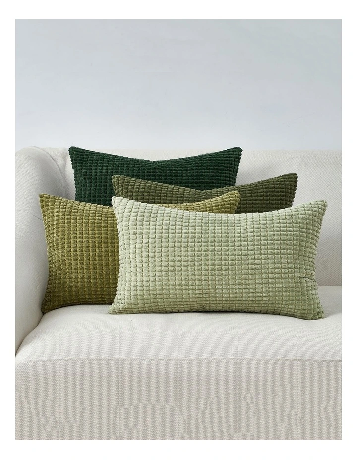 Corn Grain Cushion Covers in Green 4 Pack (30x50cm) image 1