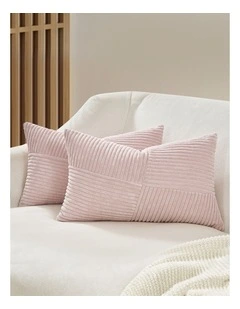 Windmill-Inspired Cushion Covers in Pink 2 Pack (30x50cm)