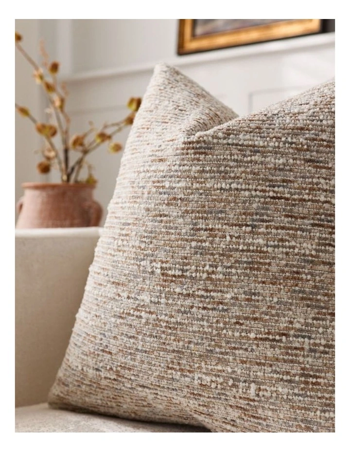 Speckled Boucle Cushion Covers in Natural 2 Pack (30x50cm) image 2