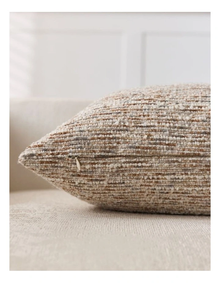 Speckled Boucle Cushion Covers in Natural 2 Pack (30x50cm) image 3
